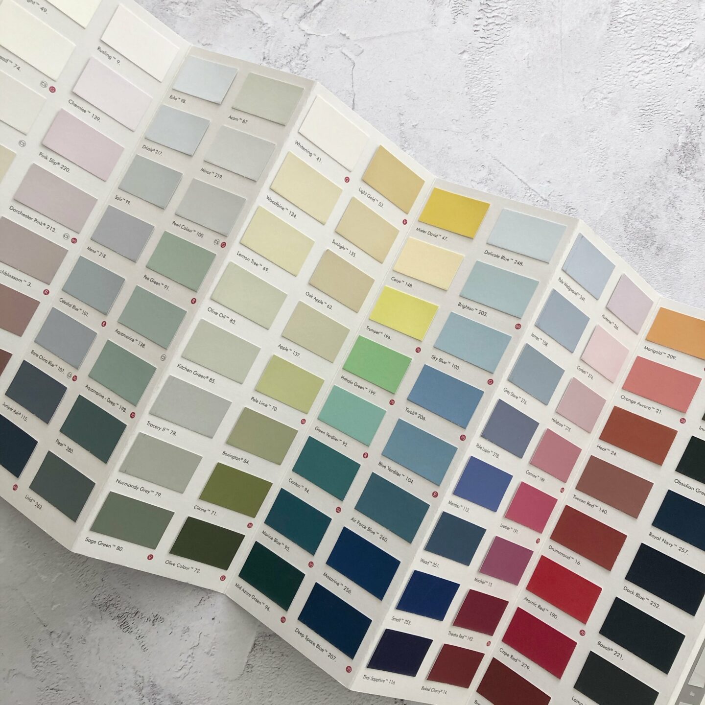 Paint colours from Little Green: the psychology of colour